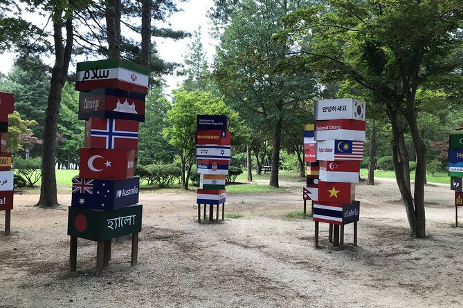 Alpaca, Nami, Petite Fr, Italian Village, Garden of Morning Calm - Nami Island: two hours among famous tree-lined roads