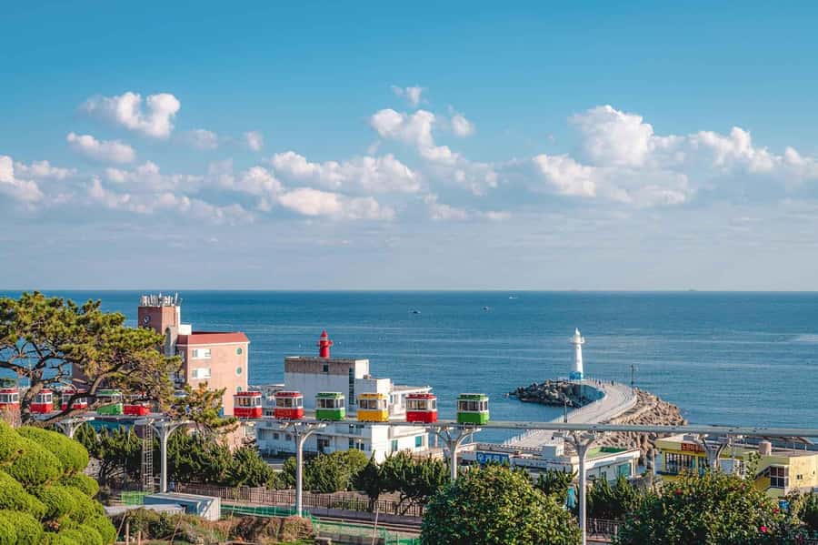 Busan: Sky Capsule+ Huinnyeoul+ Gamcheon+ Songdo+ Night View - Haeundae Blue Line Park and the famous Sky Capsule