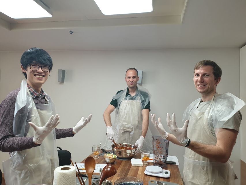 Busan: Small-Group Traditional Korean Food Cooking Class - Starting with sauces, ingredients, and a welcome drink