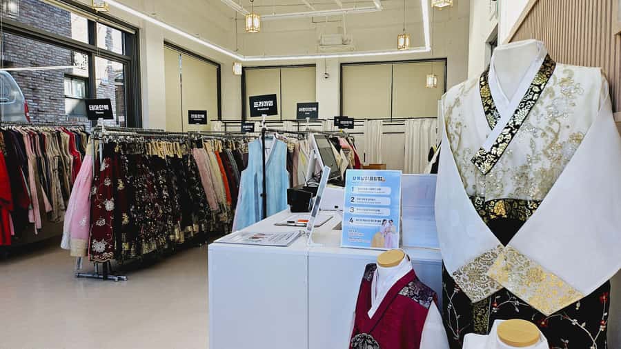 Changdeokgung Hanbok Experience at hanboknam - What the Inner Skirt and Storage Add
