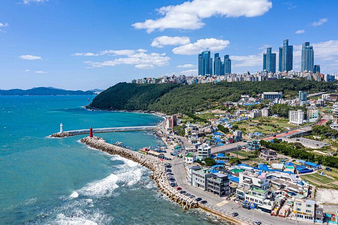 Colors of Busan: Sky Capsule, Jagalchi Market & Night Views - Haedong Yonggungsa Temple beside the cliffs