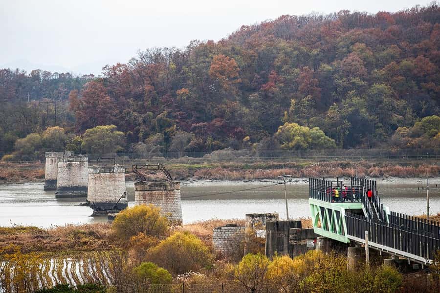 DMZTour from Seoul:3rd Tunnel,North Korea View&UNESCO Valley - Dora Observatory and the view toward North Korea
