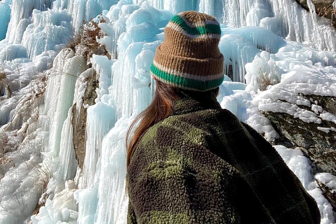 Eobi Ice Wall & Nami Island & Morning Calm Light Festival - Eobi Valley and the man-made ice wall