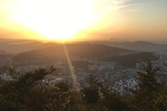 Fortress Night Hike & Snack at a Local Market - Taking the bus toward Inwangsan