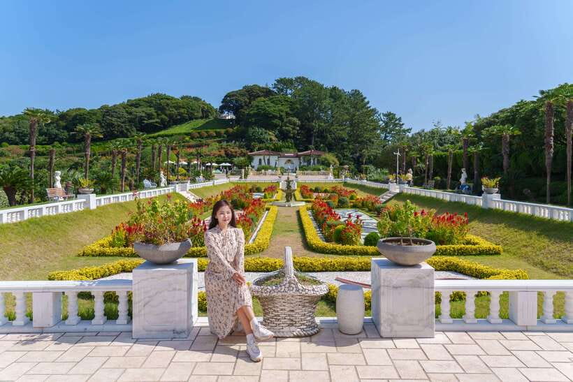 From Busan: Enchanting Oedo Island Day Tour with Windy Hill - The ferry past Haeguemgang