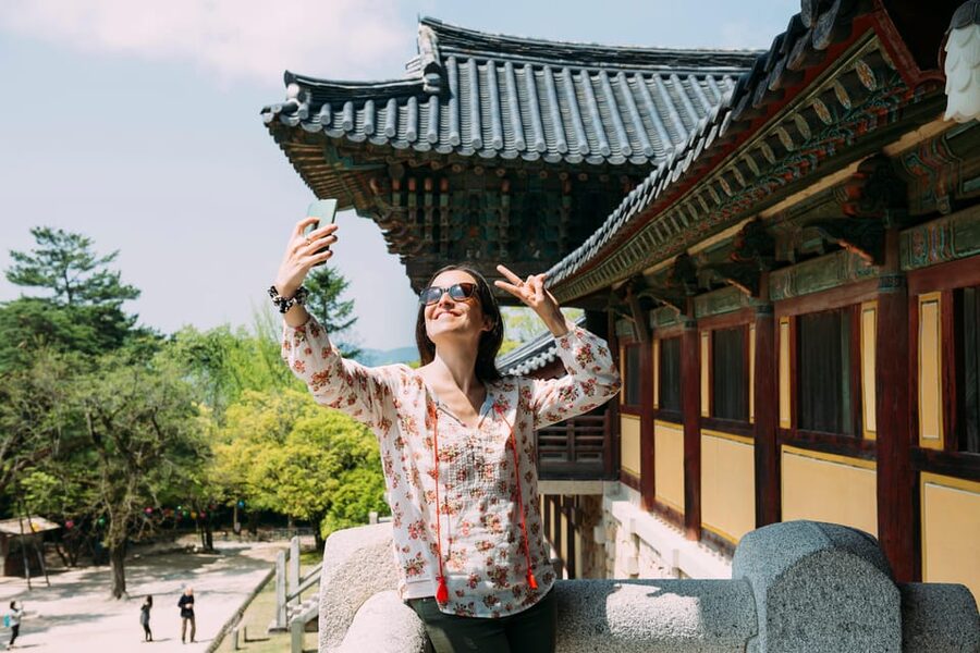 From Busan: Gyeongju Small Group Photo Tour & Hotel Pick-up - Bulguksa Temple: begin with Gyeongju’s grandest setting