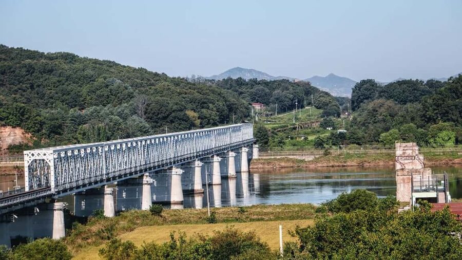From Seoul: DMZ Tour and North Korea Experience Hall - Gamaksan Suspension Bridge adds a different setting
