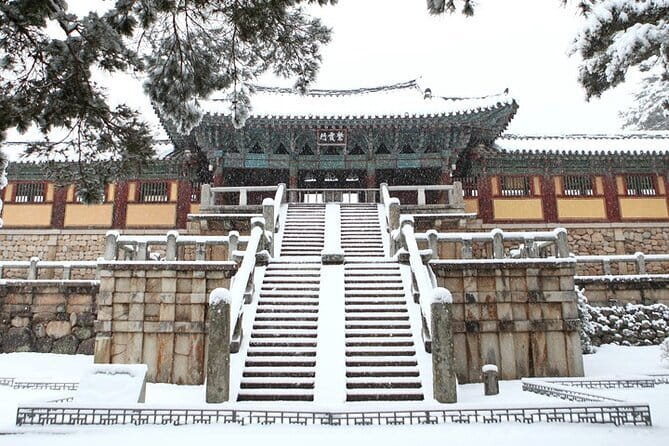 Full Day Private car tour to UNESCO Gyeongju&Yangdong village - Bulguksa Temple brings Silla history to life