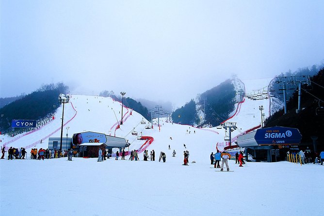 Gangchon Elysian Ski Day Trip from Seoul - Getting fitted for snow gear before the slopes