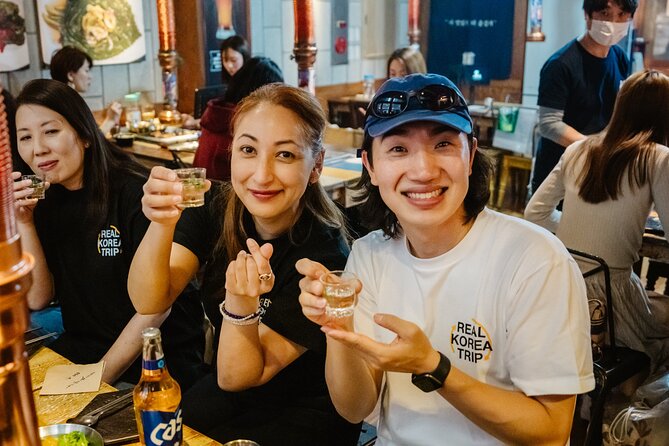 Handmade Noodles with Korean Grandma - Korean BBQ and soju: a useful first lesson