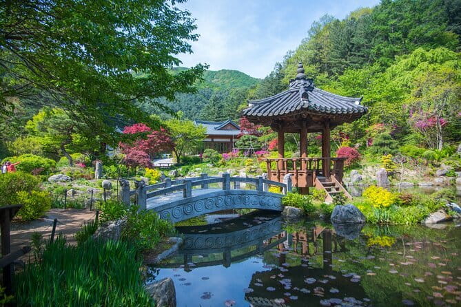 Herb Island and Sanjung Lake and Bidulginang Water Falls - Herb Island for plants, herbs, and pink muhly grass