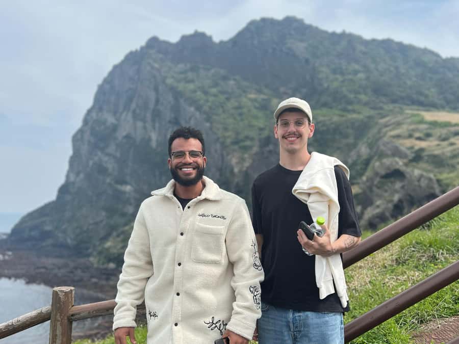 Jeju: Eastern UNESCO Join in Tour (Seongsan, Haenyeo) - Walking up Seongsan Ilchulbong