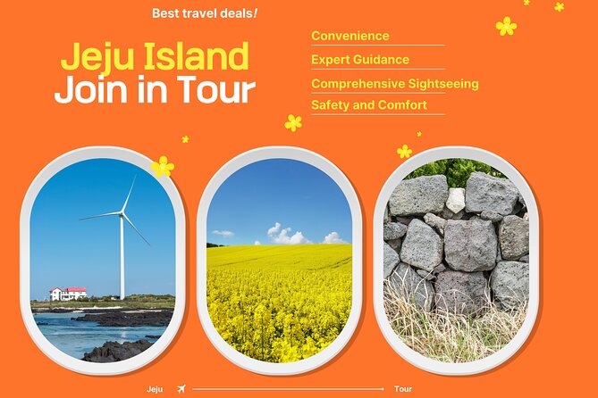 Jeju Island UNESCO Heritage Bus Tour - Three routes, one busy view of Jeju