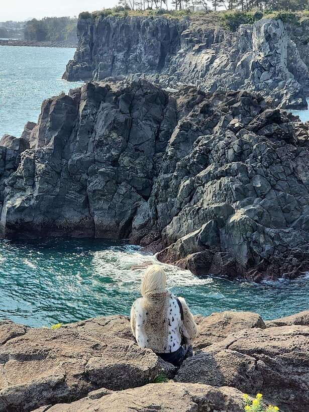 Jeju: West & South Full-Day Authentic Tour - Jeongbang Waterfall meets the sea