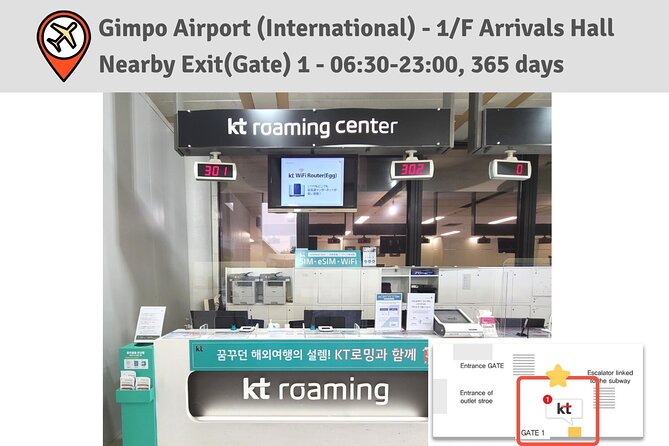 Korea SIM Card with SKT Unlimited Local Data & Voice Calls - Jeju Airport Pickup Near Gate 5