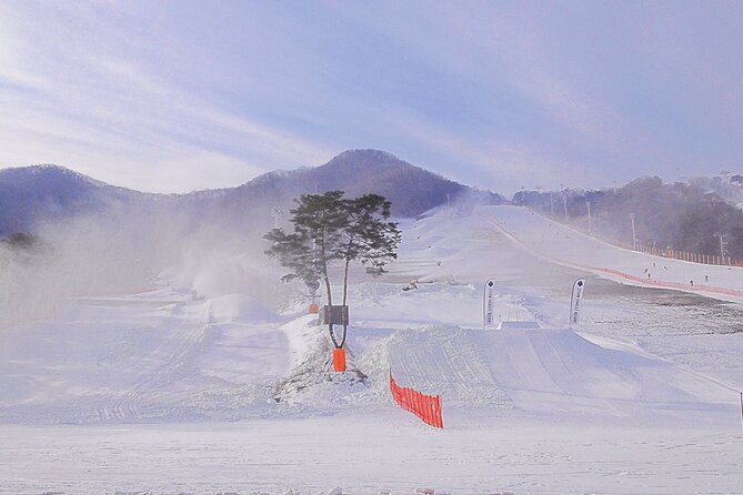 Korea Ski Tour from Seoul - Jisan Resort with Isaac Toast - Jisan Resort in a mountain valley