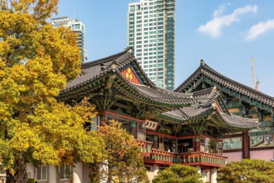 Korea Temple & Starfield Library Gangnam K-BBQ