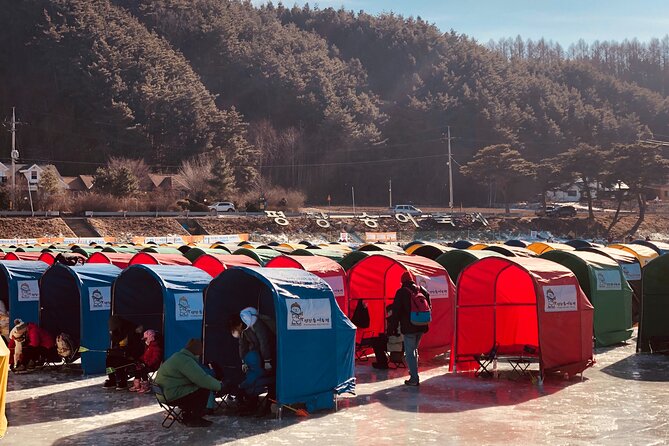 Korea Winter Ice Fishing Festival (Pyeongchang Trout Festival) - Afternoon festival time and the return to Seoul