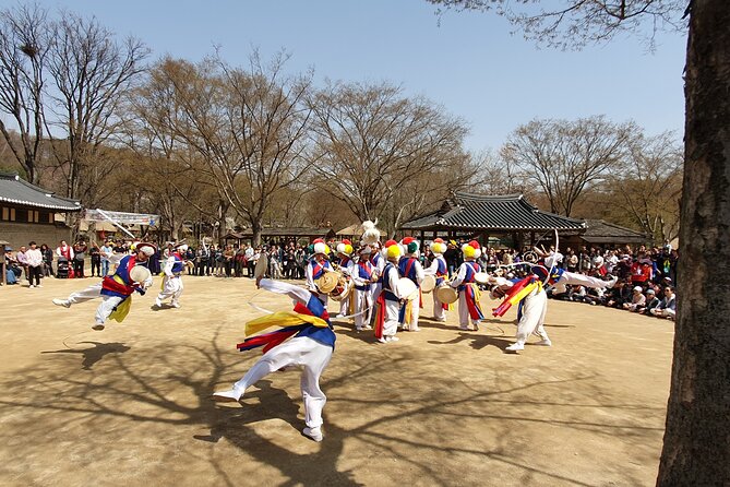 Korean Folk Village Half-day Guided Tour from Seoul - Nongak, dance, and jultagi performances
