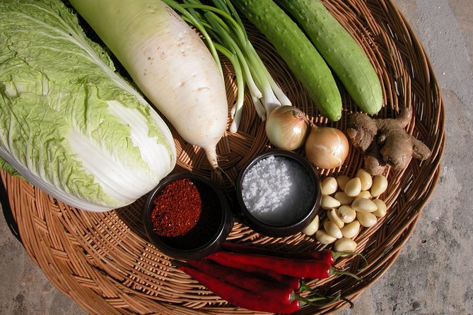 Korean Kimchi Making Day Experience with a Local Market Tour - Starting at Mangwon Station and Entering the Market