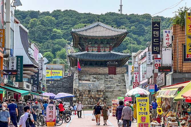 Private Day Trip to Korean Folk Village and Hwaseong Fortress - Military views from Yeonmudae
