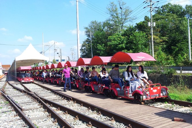 Private Tour Rail Bike & Nami Island & (Petite France or Garden of Morning Calm) - How much value do you get for $196?