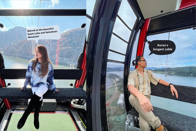 Samaksan Cable Car and Nami Island Day Escape with Railbike - The guide can shape the whole day