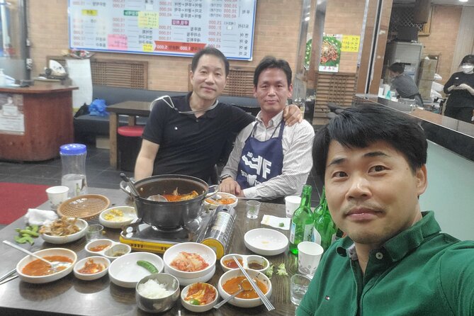 Seoul Food n Night view with Local Korean BBQ dinner Hongdae st. - Ikseon-dong Hanok Street adds old Seoul to the mix