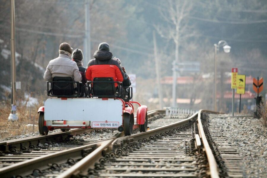 Seoul: Nami, Petite France, Italian Village, Railbike Option - Lunch and the value of a planned stop