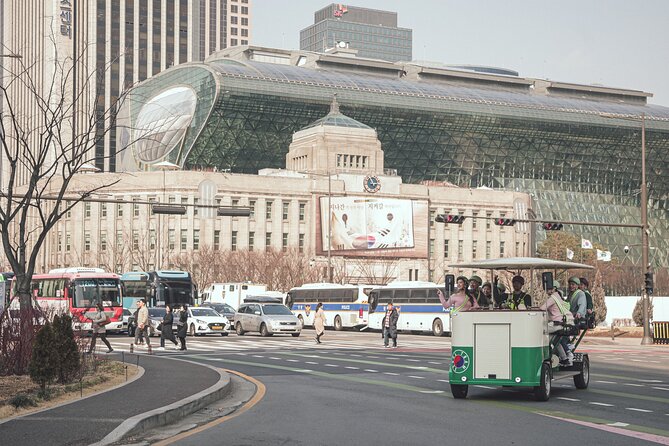 Seoul Tram Pedal Challenge - Why a tram bike works well in central Seoul