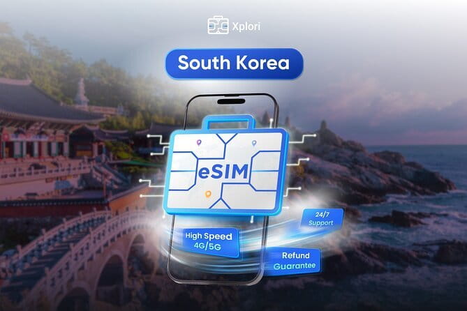 South Korea eSIM (3-30 days. Up to 45GB) - Key points to know before buying