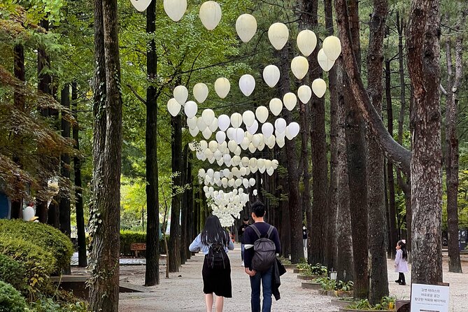 Trip to Nami Island with Petite France & Italian Village, Garden of Morning Calm - Petite France: colorful buildings with a theatrical feel